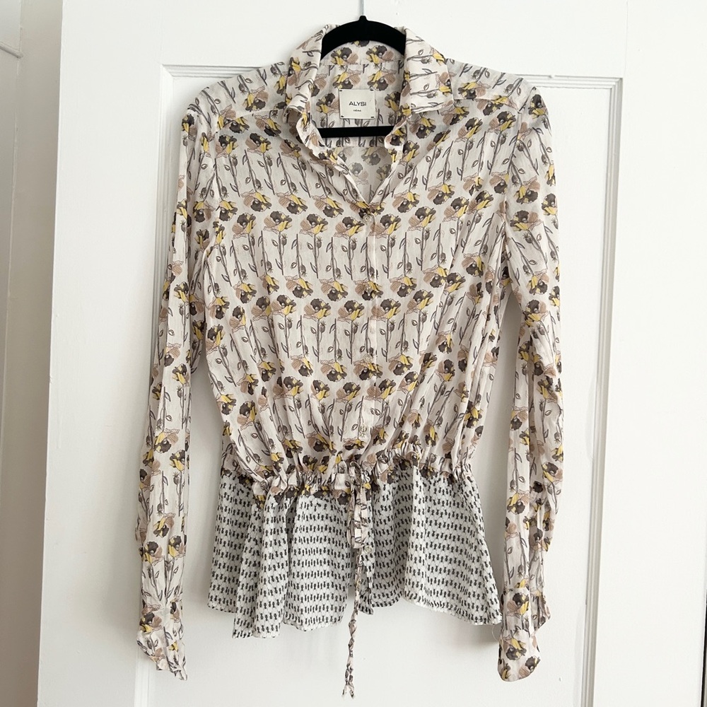 ALYSI Floral Blouse